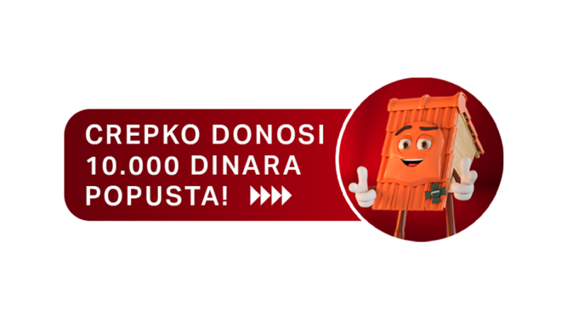 I rode to znaju: Crepko donosi 10.000 dinara popusta!